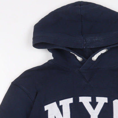 H&M Boys Black Cotton Pullover Hoodie Size 12-13 Years Pullover - NYC