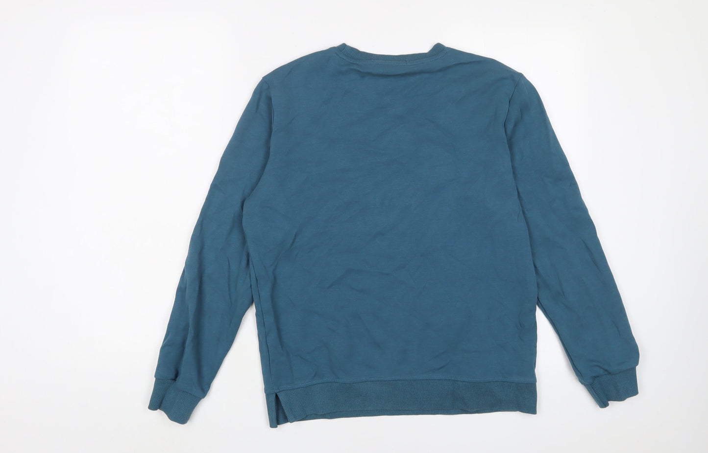 Tom Smith Womens Blue Cotton Pullover Sweatshirt Size M Pullover