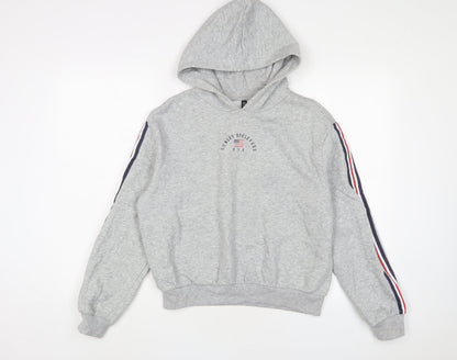 Womens UK Size M H&M Grey Pullover Hoodie