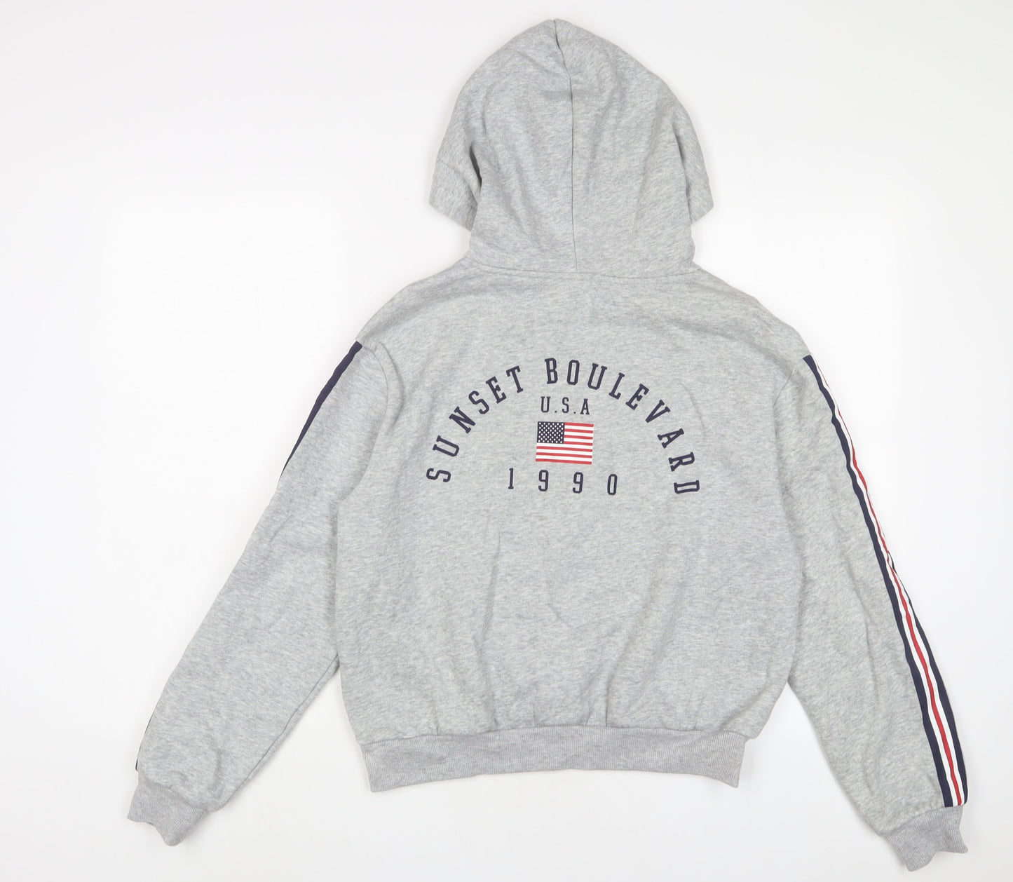 Womens UK Size M H&M Grey Pullover Hoodie