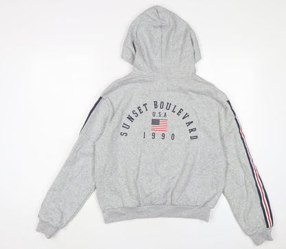 Womens UK Size M H&M Grey Pullover Hoodie