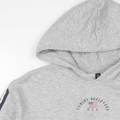 Womens UK Size M H&M Grey Pullover Hoodie