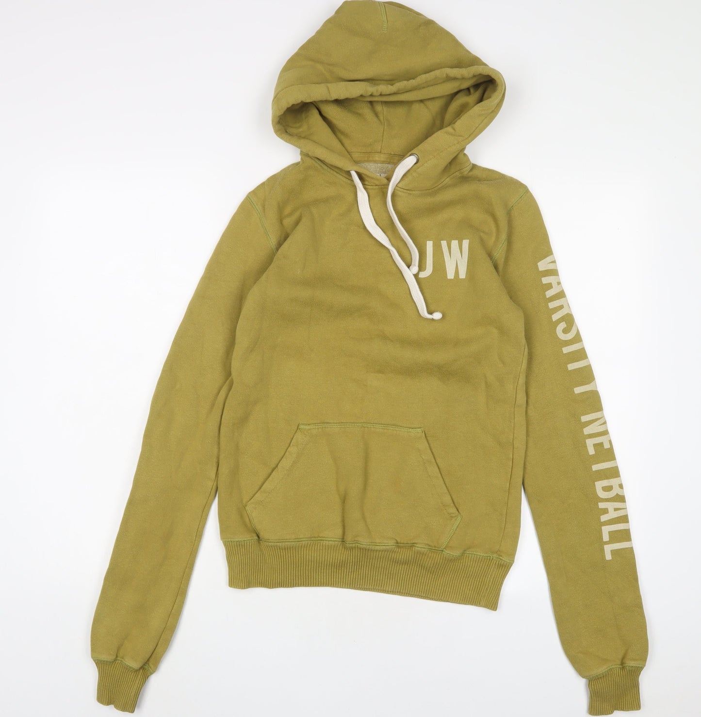 Womens UK Size 10 Jack Wills Green Pullover Hoodie