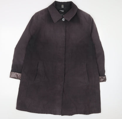 First Avenue Womens Purple Jacket Size 20 Button