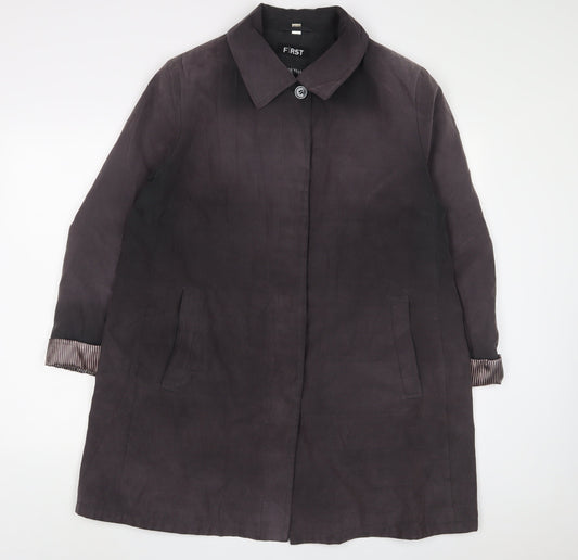 First Avenue Womens Purple Jacket Size 20 Button