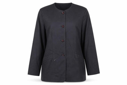 Jake Womens Blue Jacket Blazer Size 14 Button