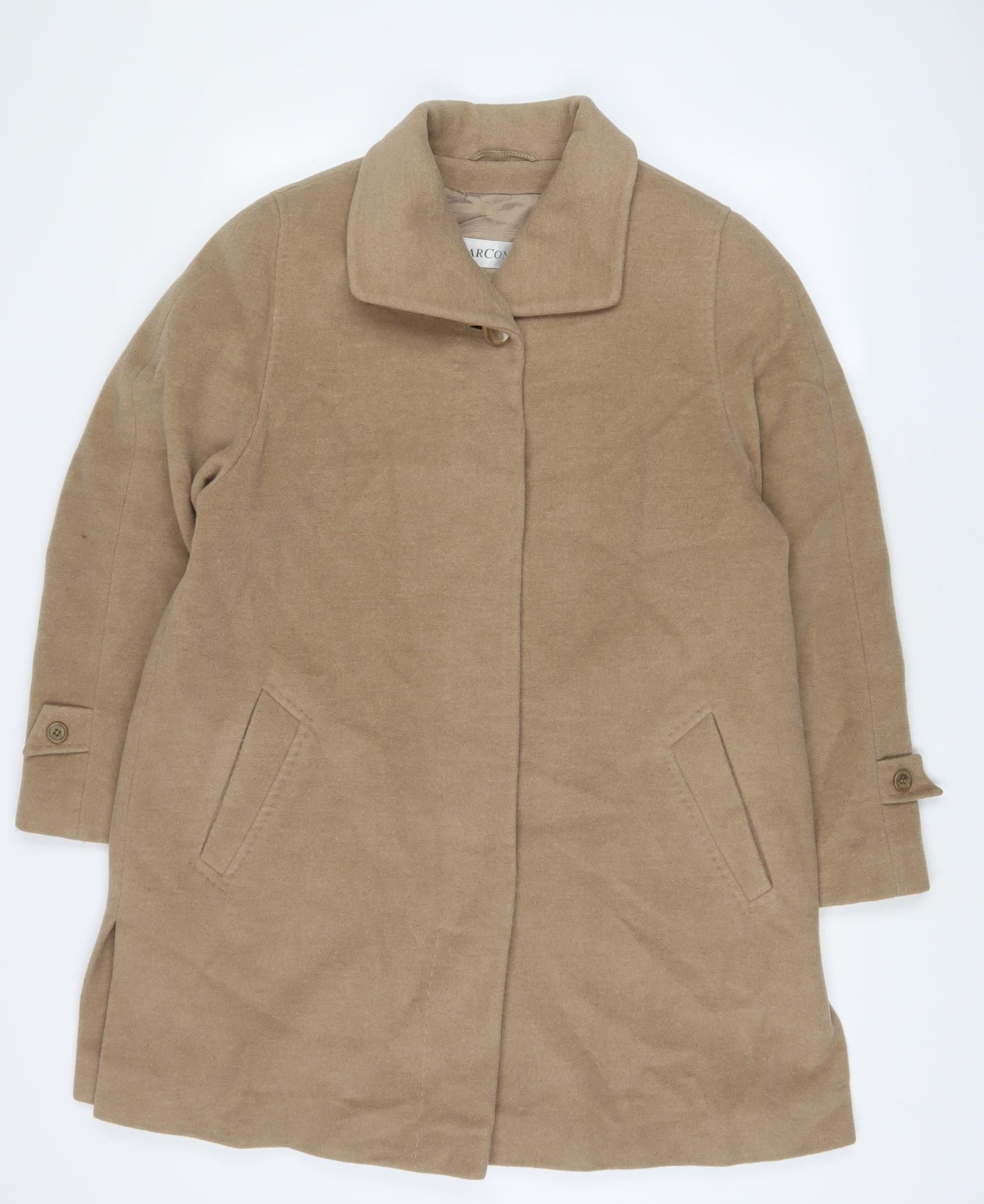 Womens UK Size 16 MARCONA Brown Overcoat