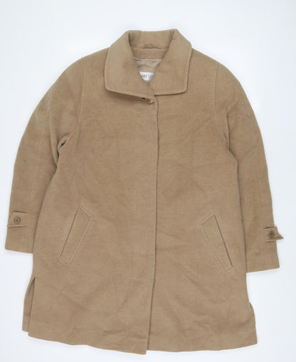 Womens UK Size 16 MARCONA Brown Overcoat