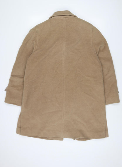Womens UK Size 16 MARCONA Brown Overcoat
