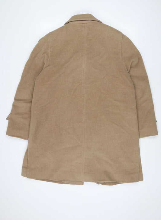 Womens UK Size 16 MARCONA Brown Overcoat