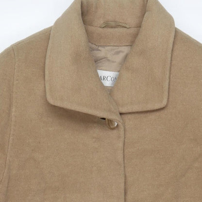 Womens UK Size 16 MARCONA Brown Overcoat