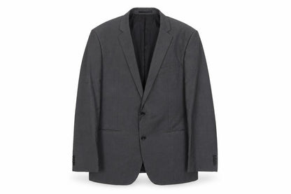Mens UK Size 42 PINSTRIPE Regular Grey Suit Jacket