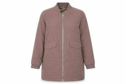 Anita G. Womens Purple Jacket Size L Zip