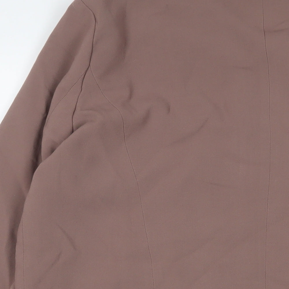 Anita G. Womens Purple Jacket Size L Zip