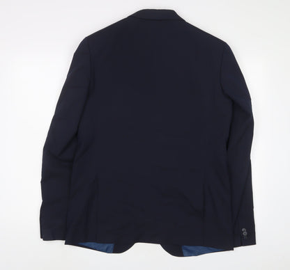 Mens UK Size 40 Limited Collection Regular Blue Suit Jacket