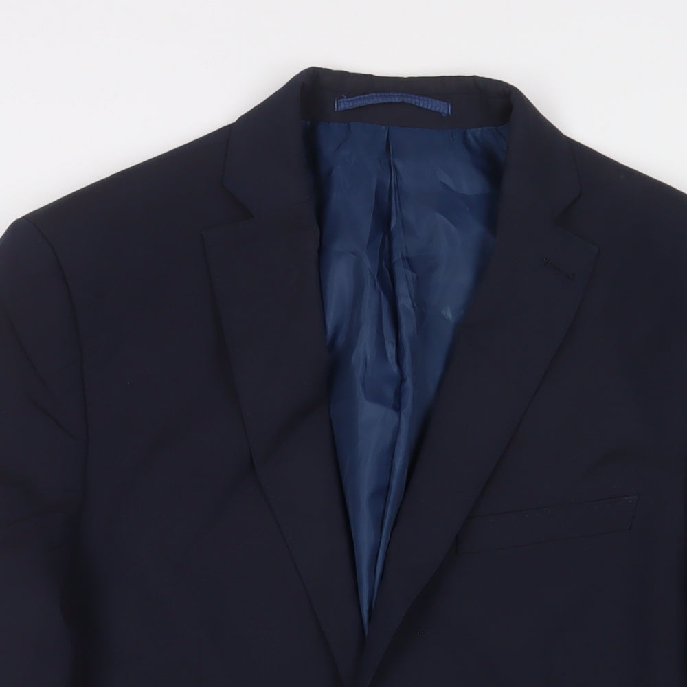 Mens UK Size 40 Limited Collection Regular Blue Suit Jacket