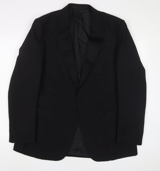 Mens UK Size 40 varteks Regular Black Suit Jacket
