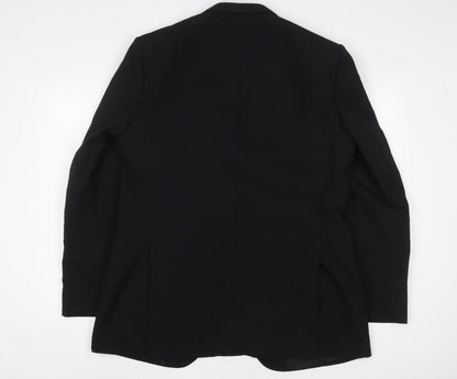 Mens UK Size 40 varteks Regular Black Suit Jacket