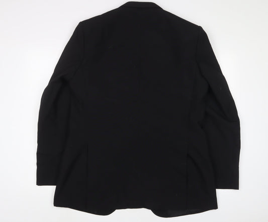 Mens UK Size 40 varteks Regular Black Suit Jacket