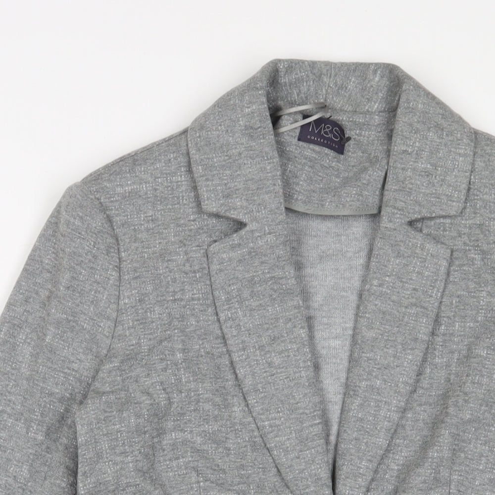 Womens UK Size 8 Marks and Spencer Grey Jacket