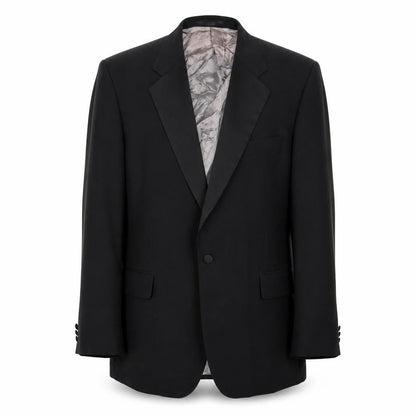 Sovereign Code Mens Black Wool Jacket Suit Jacket Size 44 Regular