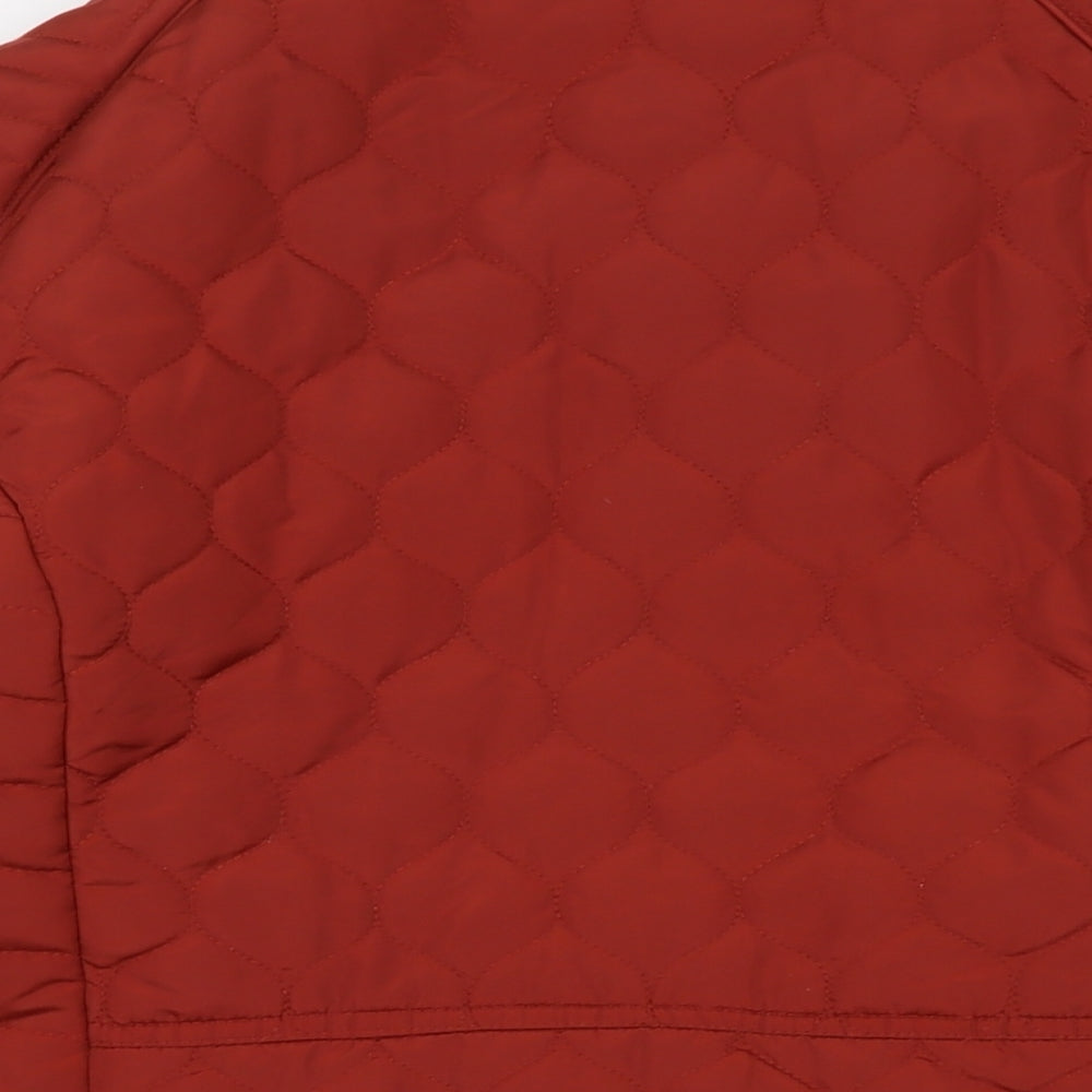 Womens UK Size 16 The Collection Brown Quilted Coat