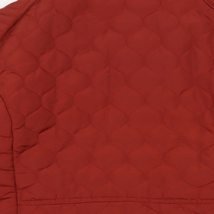 Womens UK Size 16 The Collection Brown Quilted Coat