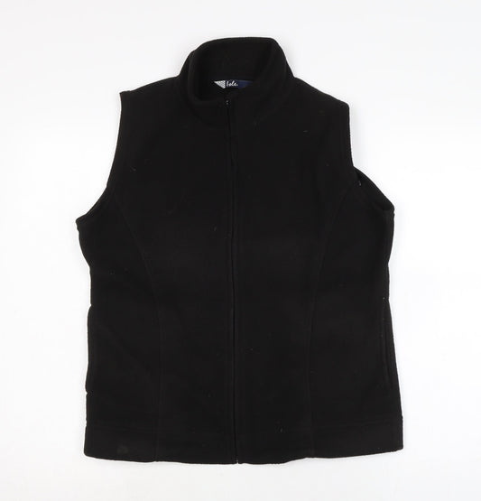 Womens UK Size M Isle Black Gilet