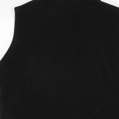 Womens UK Size M Isle Black Gilet