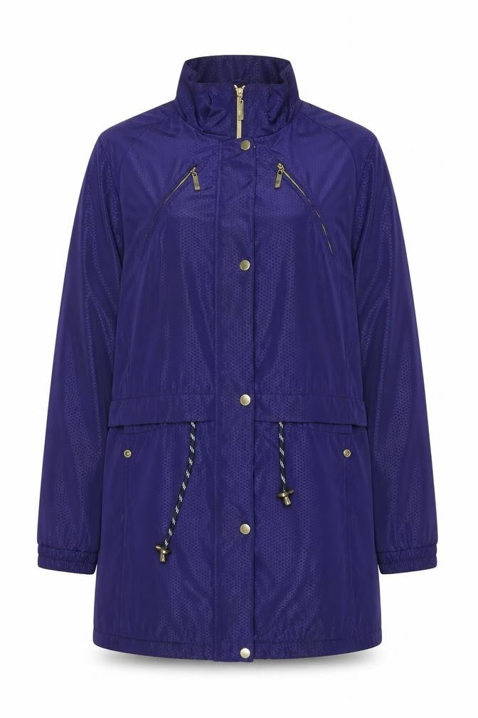 Womens UK Size 14 JBC COLLECTION Blue Anorak Coat