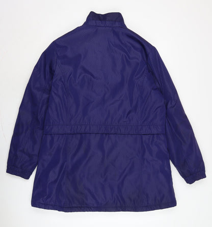 Womens UK Size 14 JBC COLLECTION Blue Anorak Coat