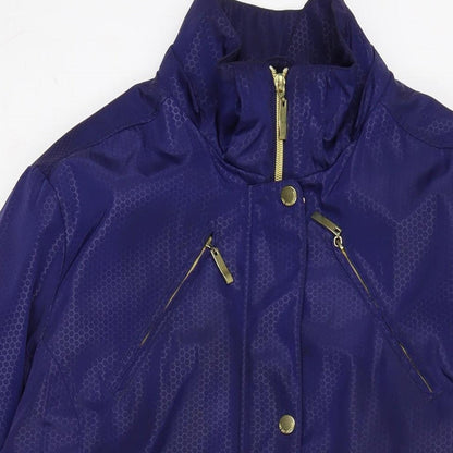 Womens UK Size 14 JBC COLLECTION Blue Anorak Coat