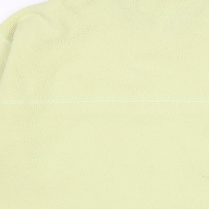 DC Sportswear Womens Green Mock Neck Polyester Full Zip Jumper Size 14