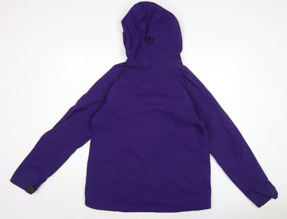 Womens UK Size 14 Technicals Purple Anorak Coat