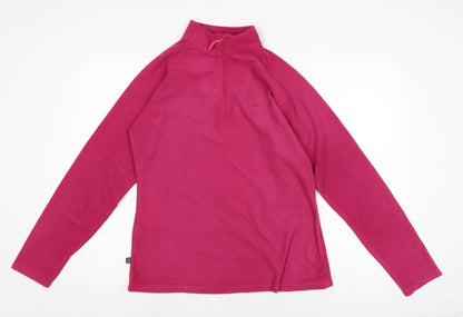 Womens UK Size 14 Mountain Life Purple Pullover Jumper