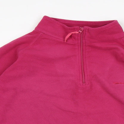 Womens UK Size 14 Mountain Life Purple Pullover Jumper