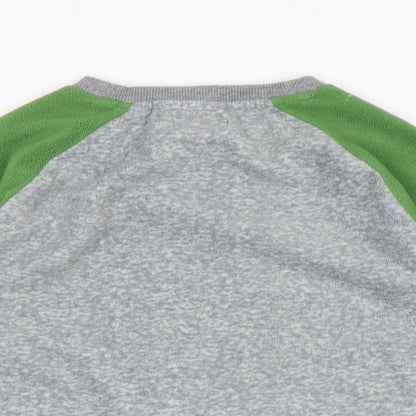 Blue Zoo Boys Grey Crew Neck Polyester Pullover Jumper Size 12-13 Years