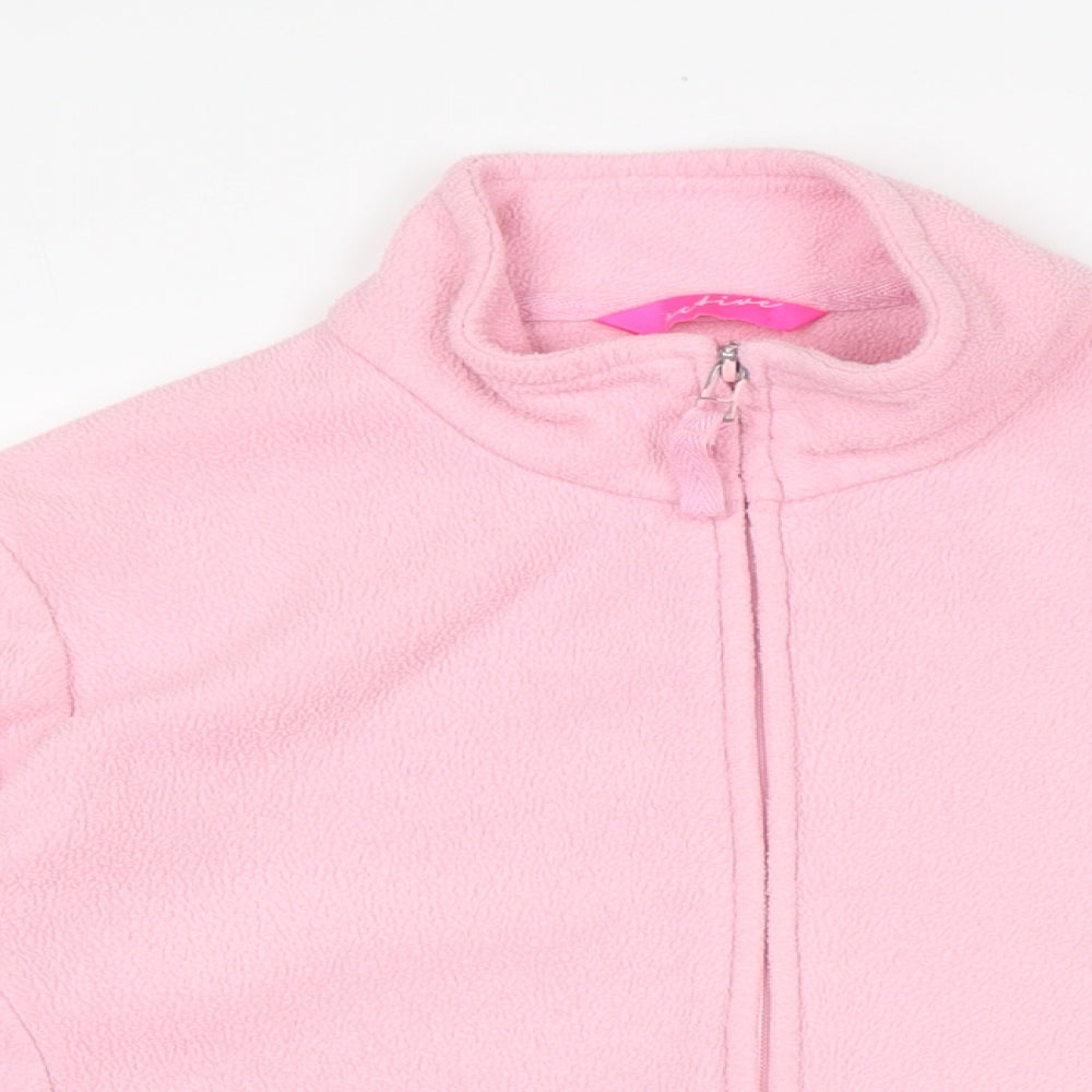 Womens UK Size 16 Marks and Spencer Orange Full Zip Jumper