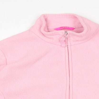 Womens UK Size 16 Marks and Spencer Orange Full Zip Jumper