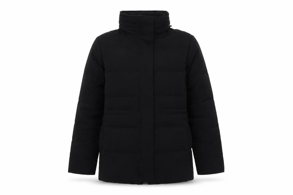 Womens UK Size S Talbots Black Puffer Jacket