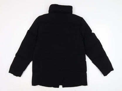 Womens UK Size S Talbots Black Puffer Jacket