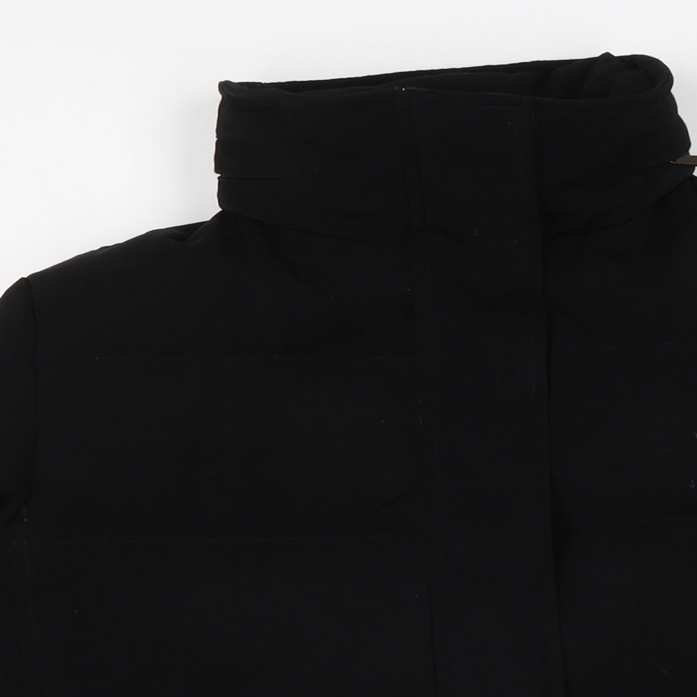 Womens UK Size S Talbots Black Puffer Jacket