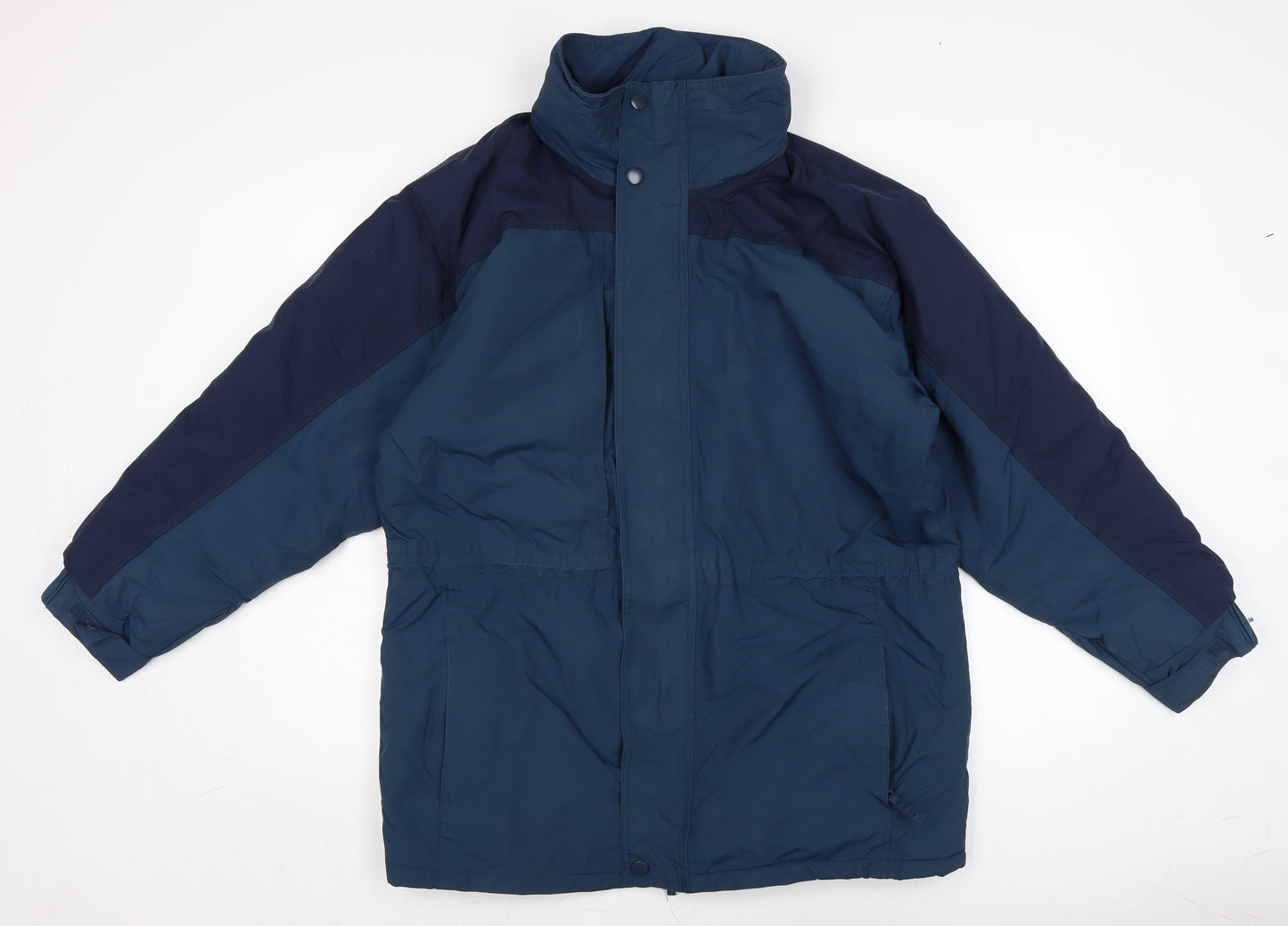 Alexandra Mens Blue Anorak Coat Size M Zip