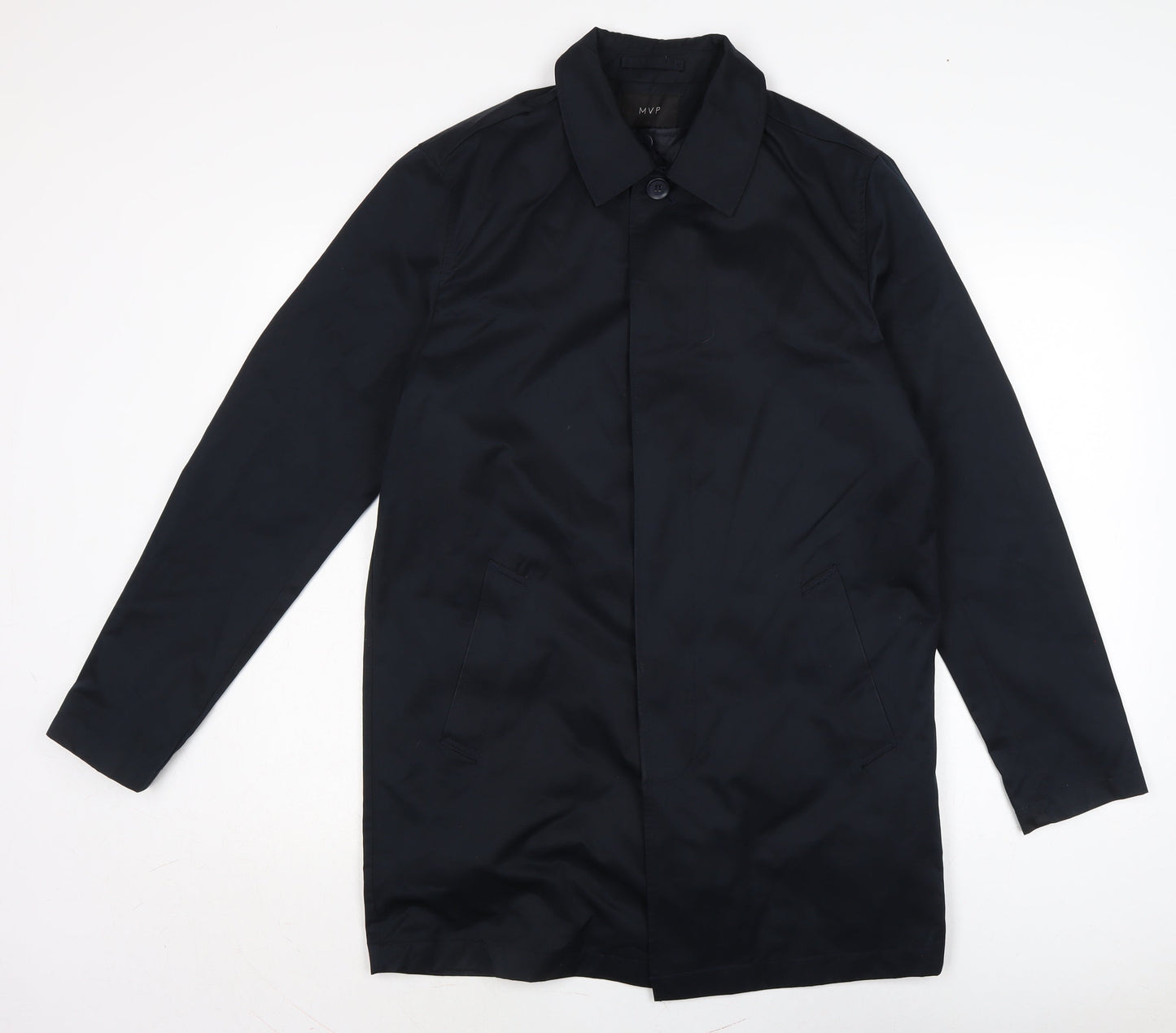 Mens UK Size S MVP Blue Overcoat