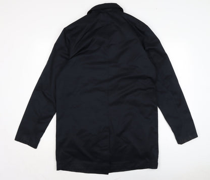 Mens UK Size S MVP Blue Overcoat