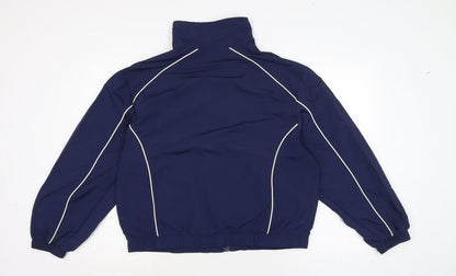 Mens UK Size S Divided Blue Rain Coat
