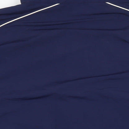 Mens UK Size S Divided Blue Rain Coat