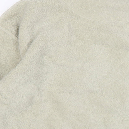 Georgiou Mens Ivory Crew Neck Polyester Pullover Jumper Size M Long Sleeve