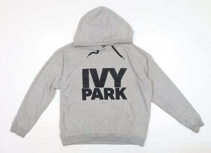 Mens UK Size M IVY PARK Grey Pullover Hoodie