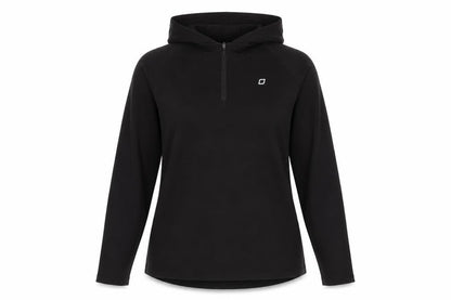 Laura Jane Active. Womens Black Nylon Pullover Hoodie Size XL